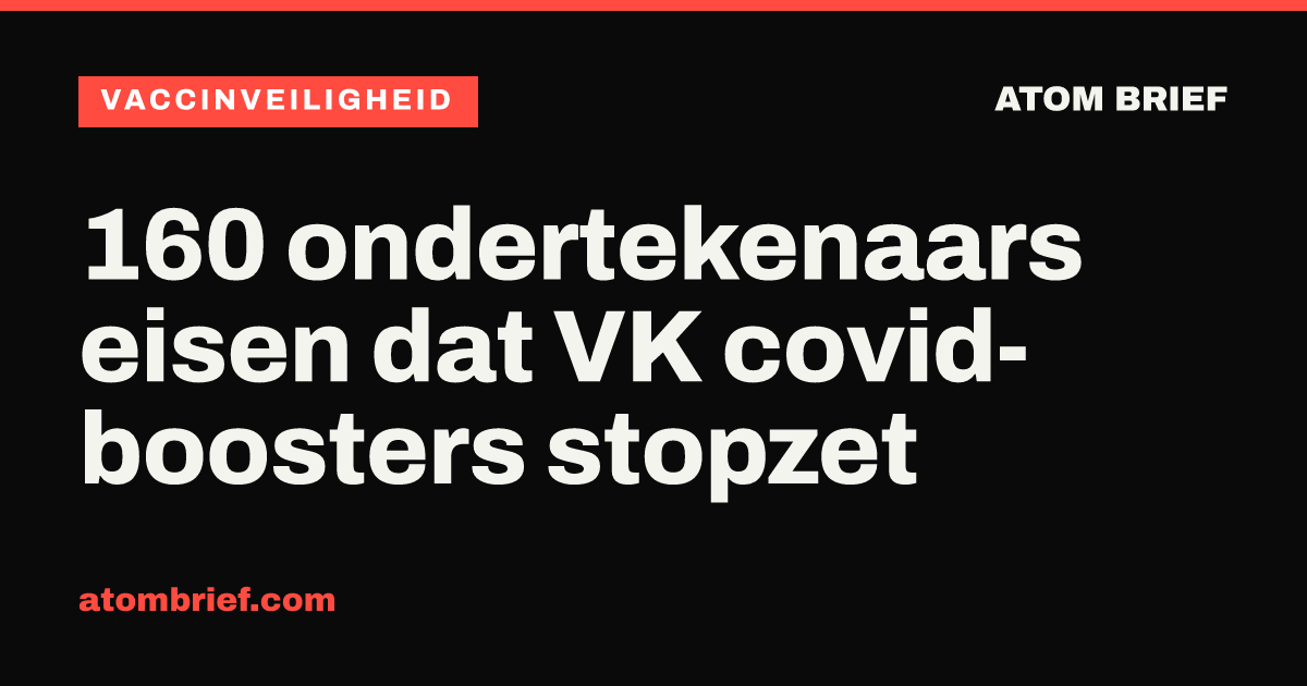 160 ondertekenaars eisen dat VK covid-boosters stopzet
