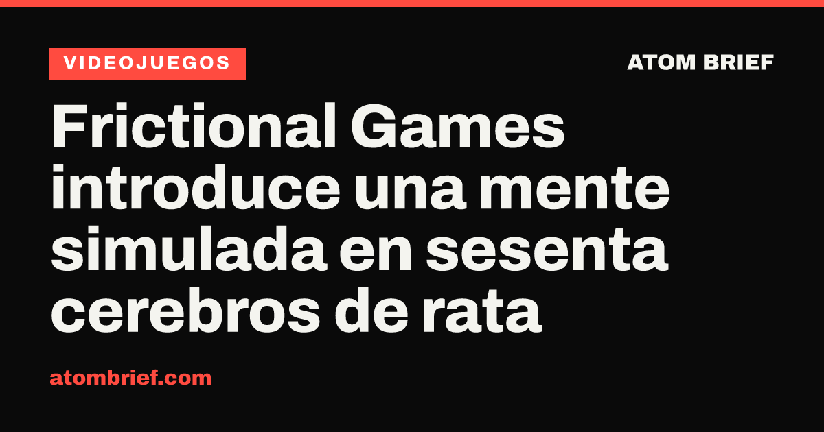 Frictional Games introduce una mente simulada en sesenta cerebros de rata