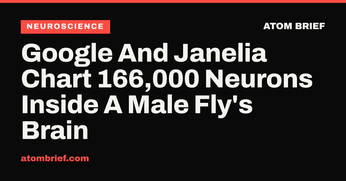 Google And Janelia Chart 166,000 Neurons Inside A Male Fly's Brain