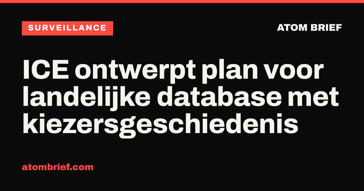 ICE ontwerpt plan voor landelijke database met kiezersgeschiedenis