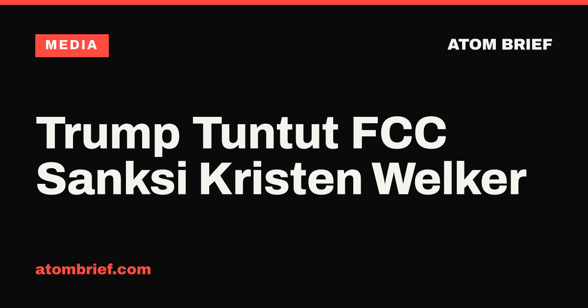 Trump Tuntut FCC Sanksi Kristen Welker