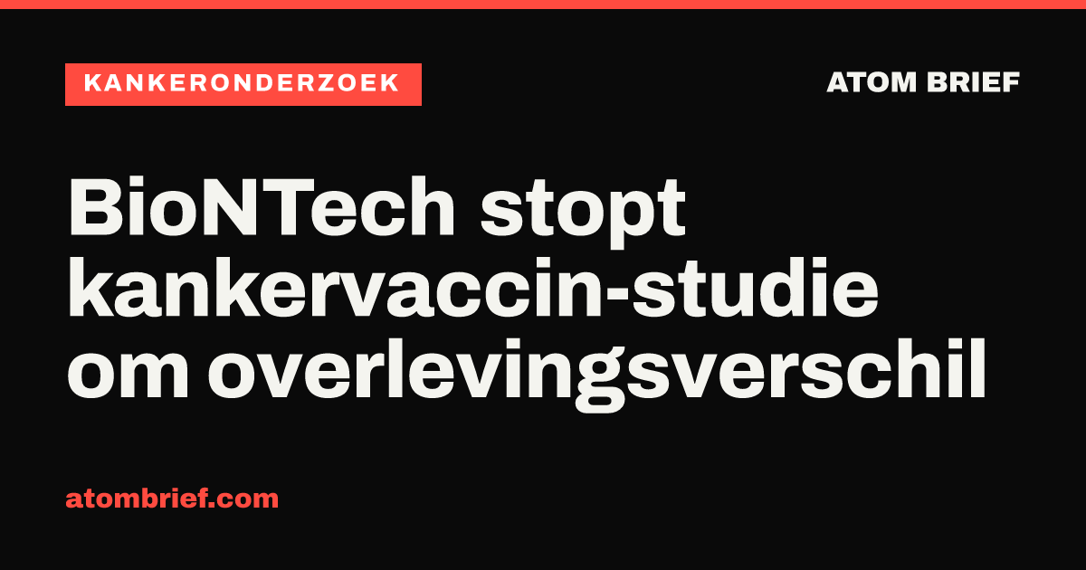 BioNTech stopt kankervaccin-studie om overlevingsverschil