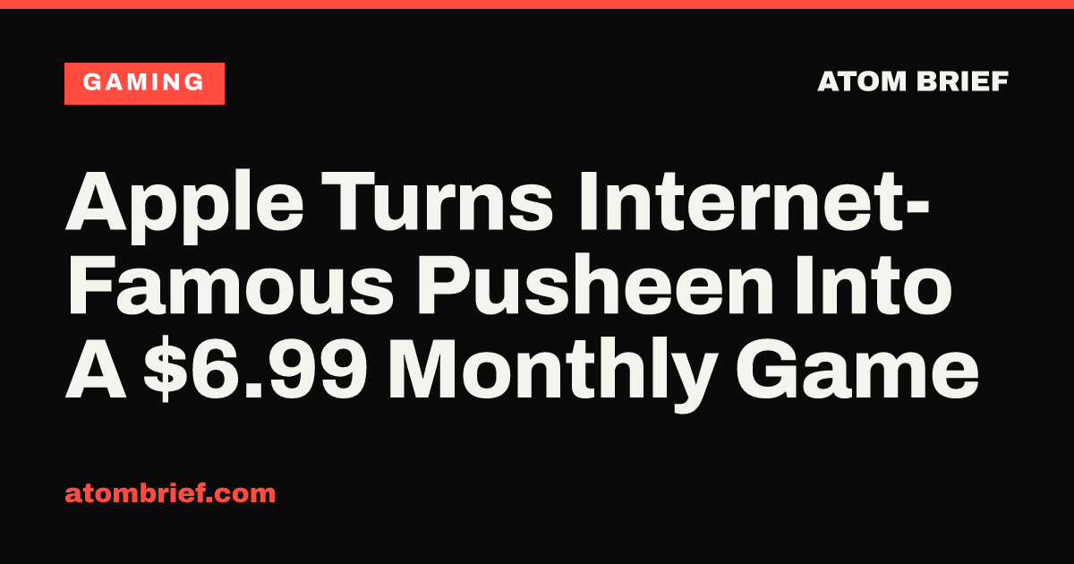 Apple Turns Internet-Famous Pusheen Into A $6.99 Monthly Game