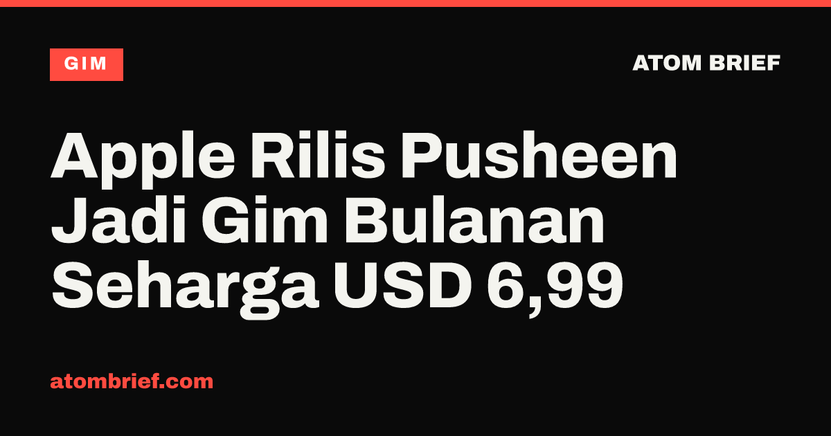 Apple Rilis Pusheen Jadi Gim Bulanan Seharga USD 6,99