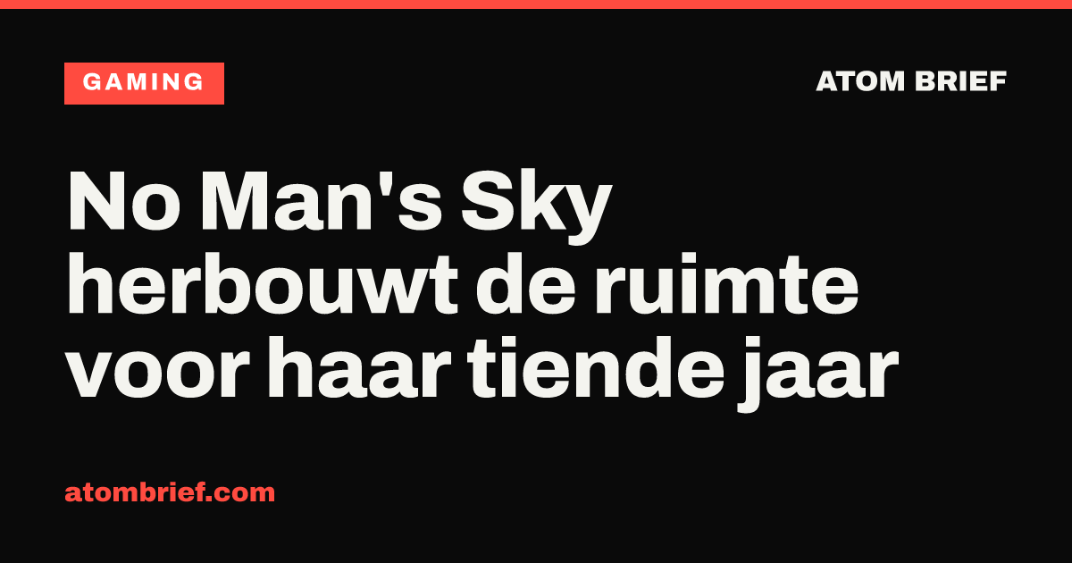 No Man's Sky herbouwt de ruimte voor haar tiende jaar