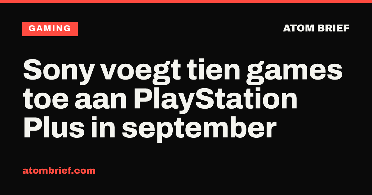 Sony voegt tien games toe aan PlayStation Plus in september