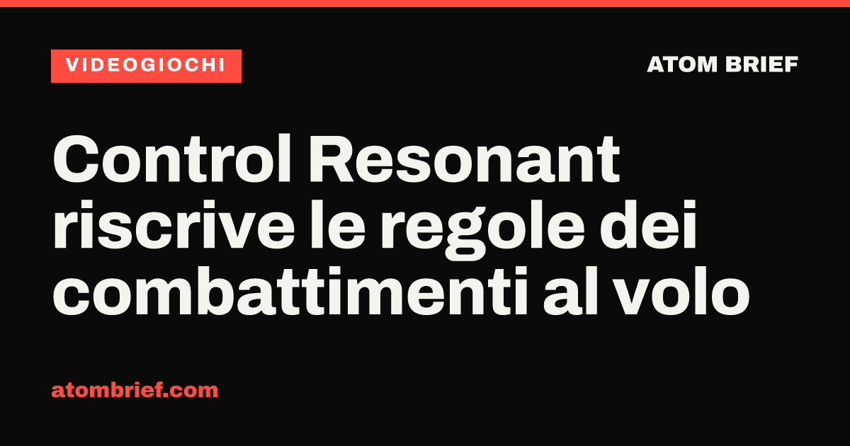 Control Resonant riscrive le regole dei combattimenti al volo