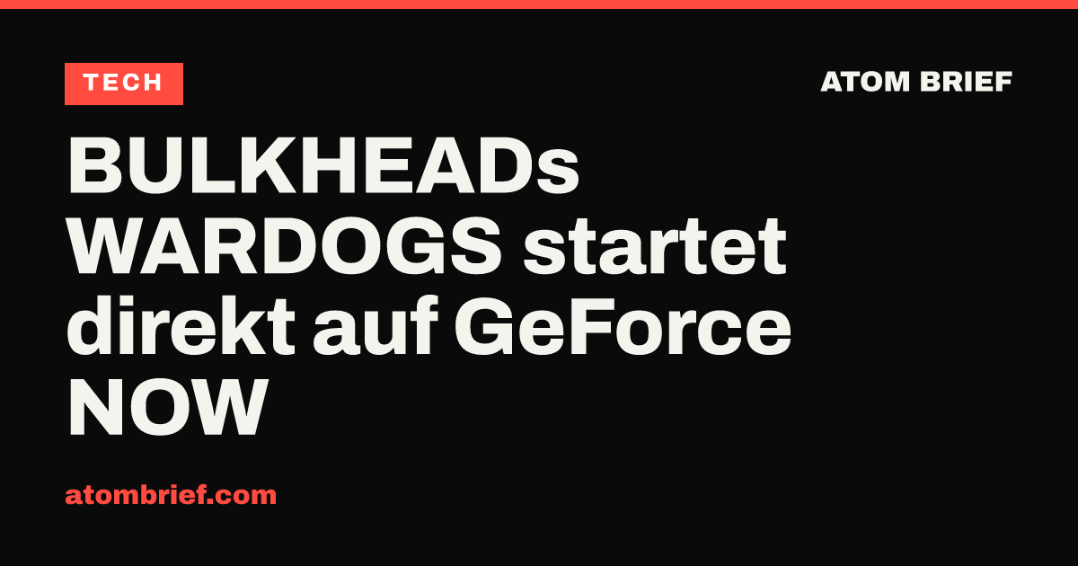 BULKHEADs WARDOGS startet direkt auf GeForce NOW