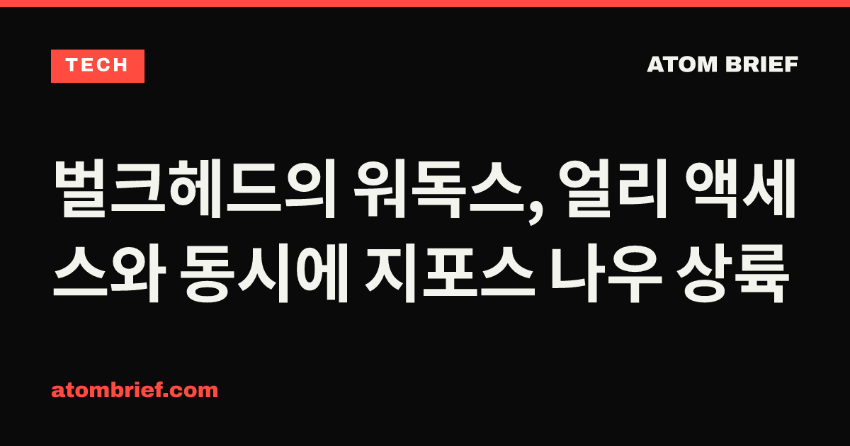 벌크헤드의 워독스, 얼리 액세스와 동시에 지포스 나우 상륙