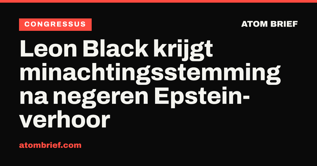 Leon Black krijgt minachtingsstemming na negeren Epstein-verhoor
