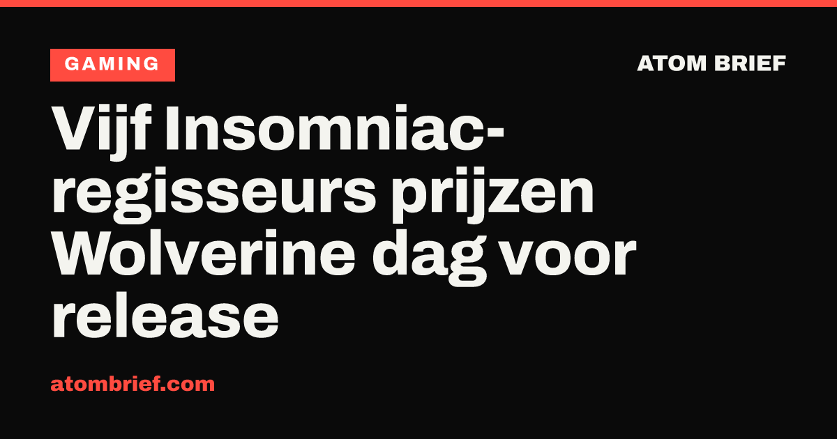 Vijf Insomniac-regisseurs prijzen Wolverine dag voor release