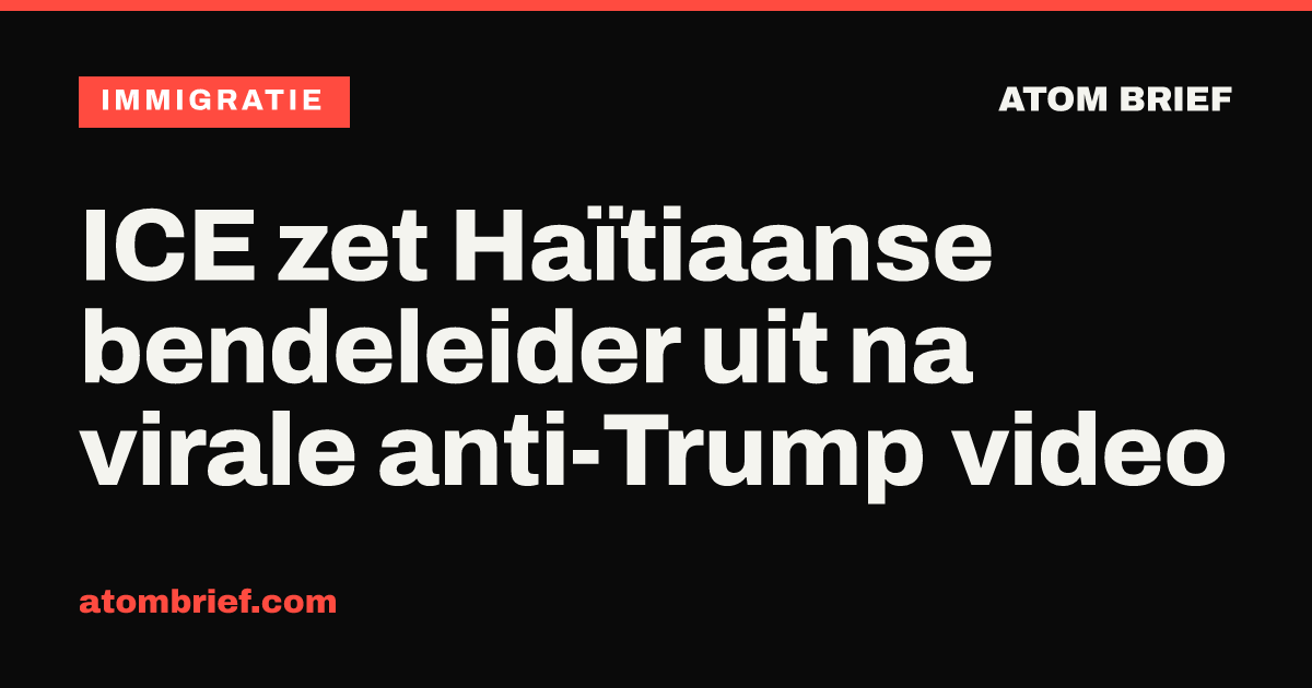 ICE zet Haïtiaanse bendeleider uit na virale anti-Trump video