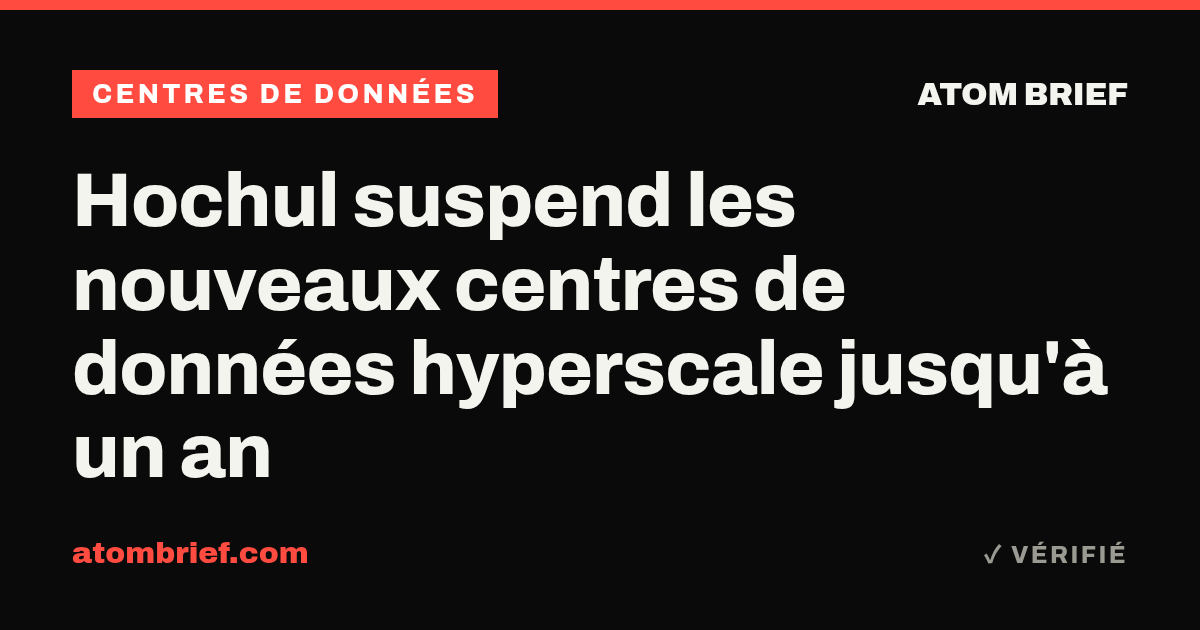 Hochul suspend les nouveaux centres de données hyperscale jusqu'à un an
