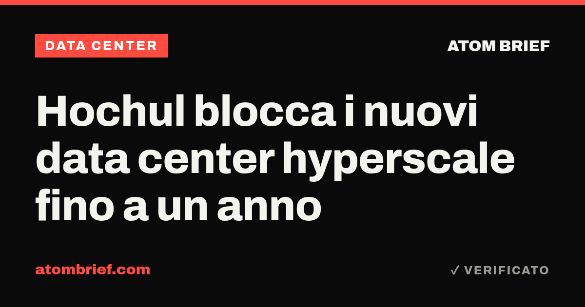 Hochul blocca i nuovi data center hyperscale fino a un anno