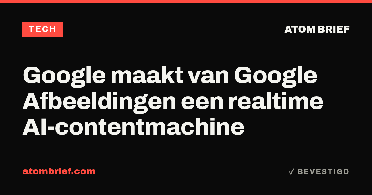 Google maakt van Google Afbeeldingen een realtime AI-contentmachine
