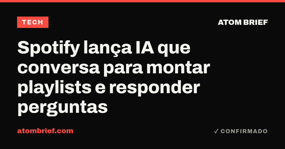 Spotify lança IA que conversa para montar playlists e responder perguntas