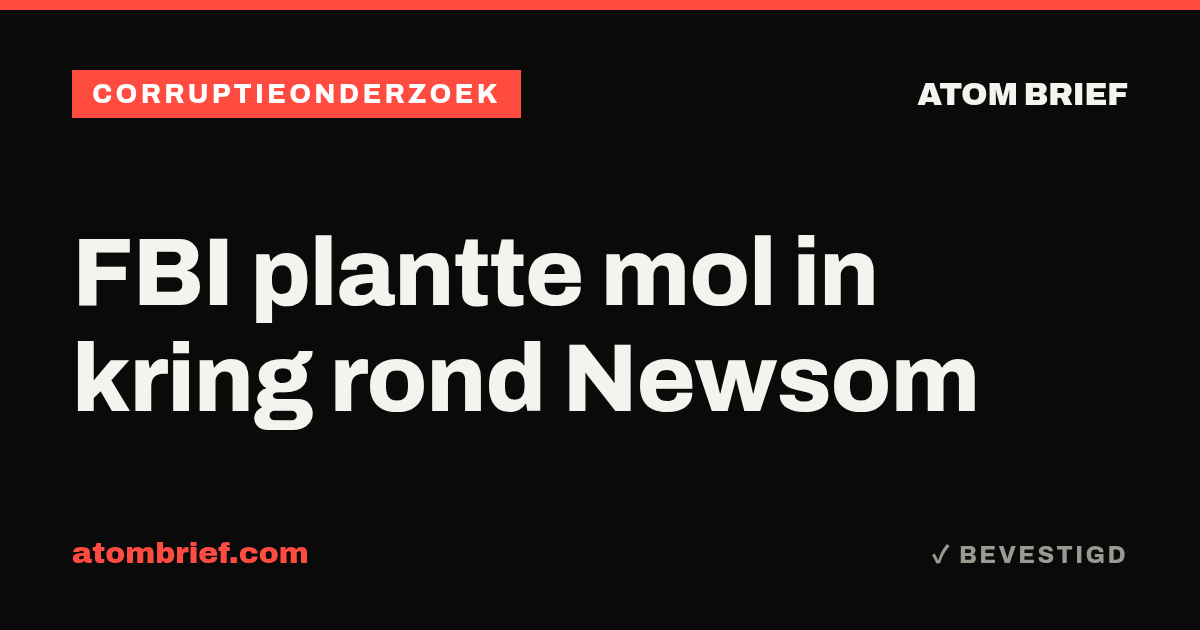 FBI plantte mol in kring rond Newsom