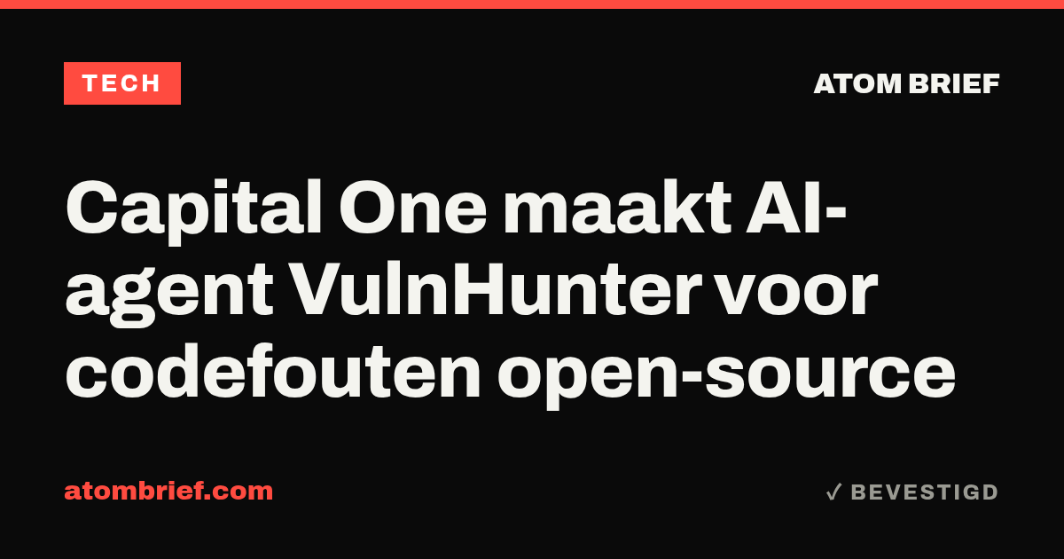 Capital One maakt AI-agent VulnHunter voor codefouten open-source