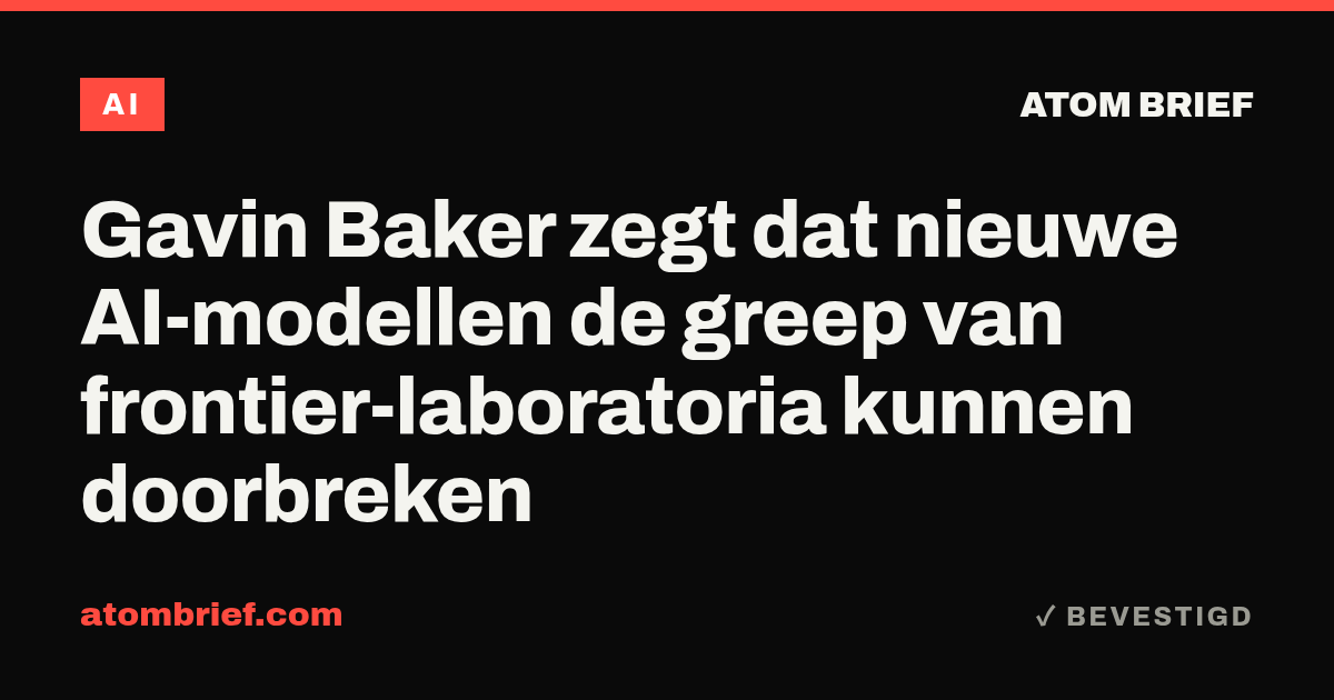 Gavin Baker zegt dat nieuwe AI-modellen de greep van frontier-laboratoria kunnen doorbreken