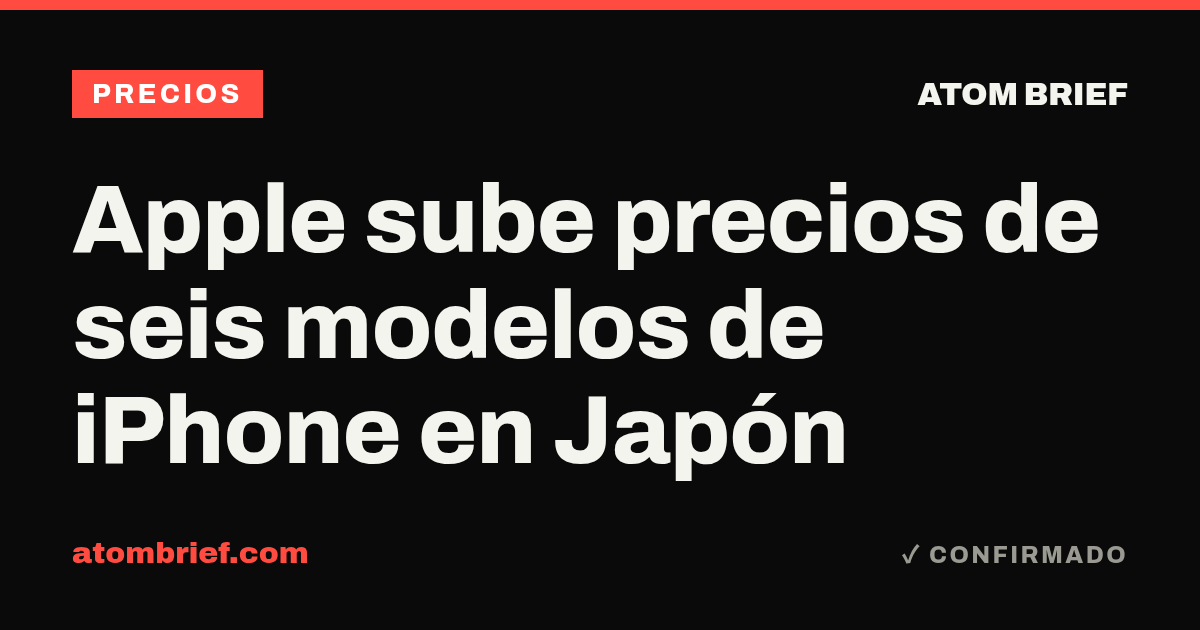 Apple sube precios de seis modelos de iPhone en Japón