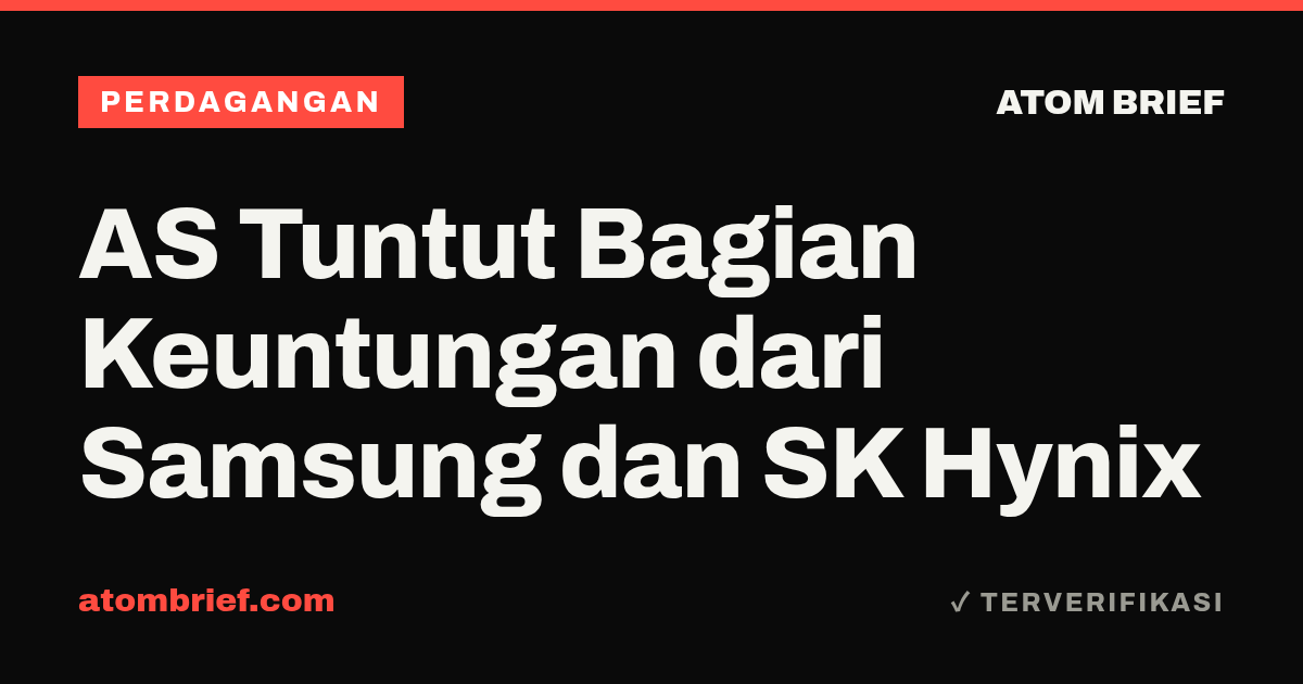 AS Tuntut Bagian Keuntungan dari Samsung dan SK Hynix