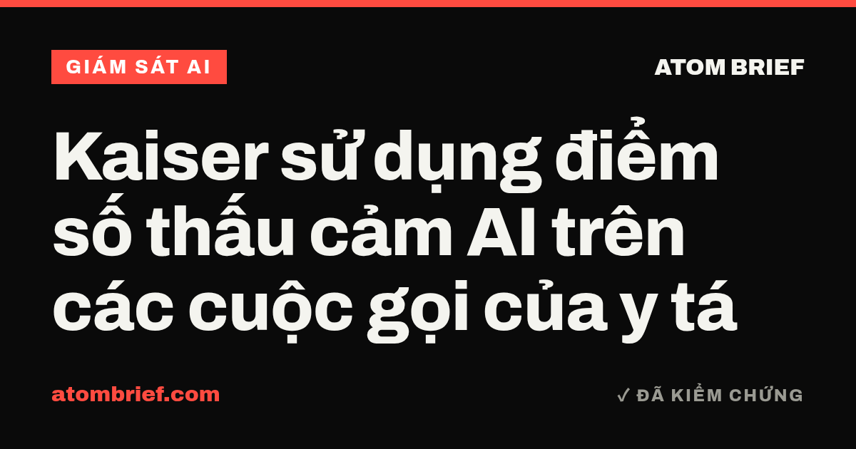 Kaiser sử dụng điểm số thấu cảm AI trên các cuộc gọi của y tá