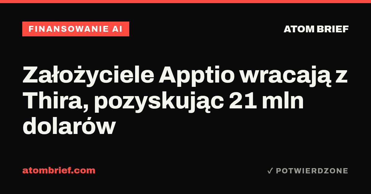 Założyciele Apptio wracają z Thira, pozyskując 21 mln dolarów