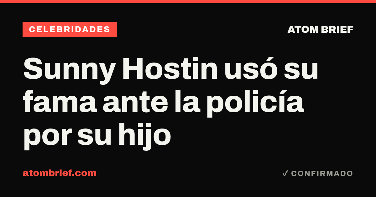 Sunny Hostin usó su fama ante la policía por su hijo
