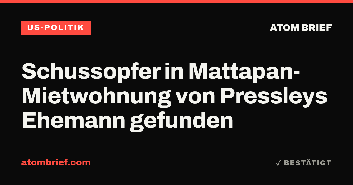 Schussopfer in Mattapan-Mietwohnung von Pressleys Ehemann gefunden