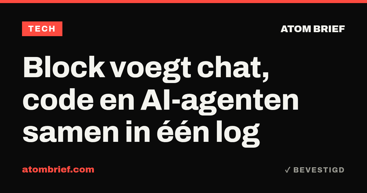 Block voegt chat, code en AI-agenten samen in één log